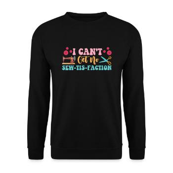 Quilting Quilter - Unisex Pullover - Schwarz - Vorne - Alina (178cm) & Michal (187cm)