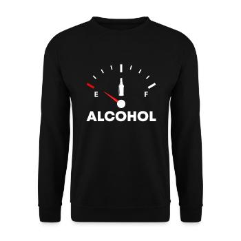 Sobriety Sober Alcohol Abstinence - Unisex Sweatshirt - black - Front - Alina (178cm) & Michal (187cm)
