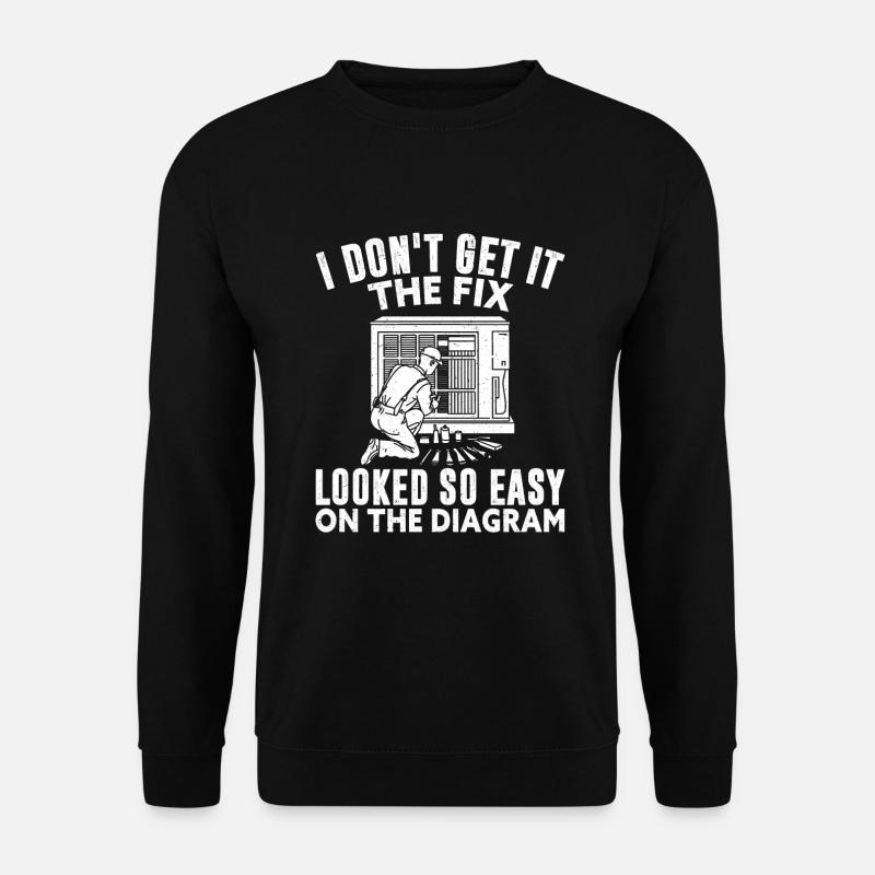 HVAC Tech - Unisex Pullover - Schwarz