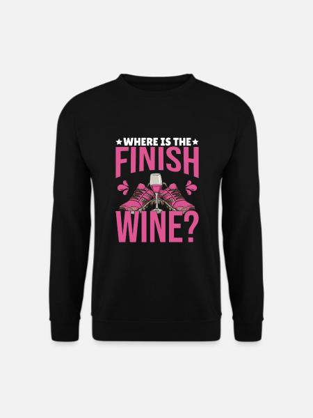 mud running mud run girl - Unisex Pullover - Schwarz