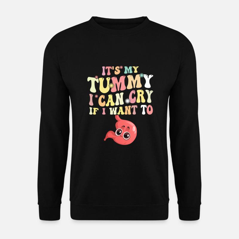 Tummy Ache Survivor - Unisex Sweatshirt - black