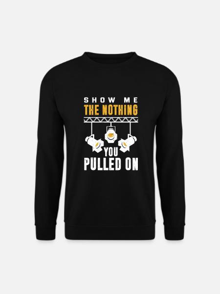 Funny Lighting Technician - Unisex Pullover - Schwarz