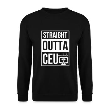 Medical Coder - Unisex Sweatshirt - black - Front - Alina (178cm) & Michal (187cm)