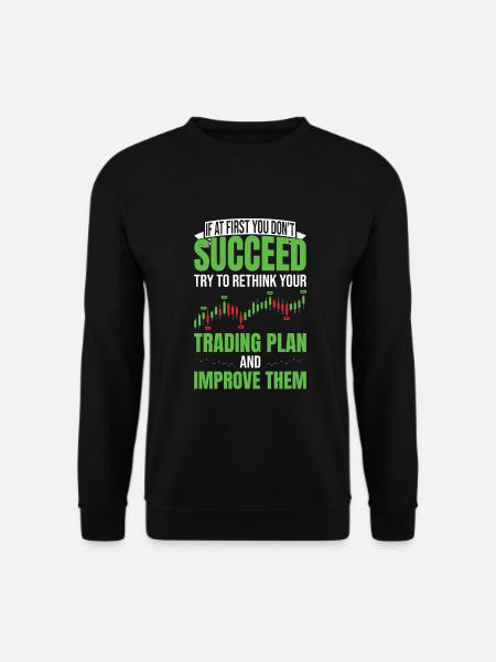 Stock trading day trader - Unisex Pullover - Schwarz