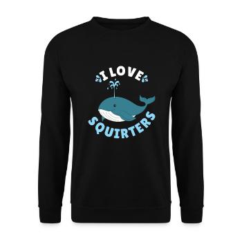 Marine biologist - Unisex Pullover - Schwarz - Vorne - Alina (178cm) & Michal (187cm)