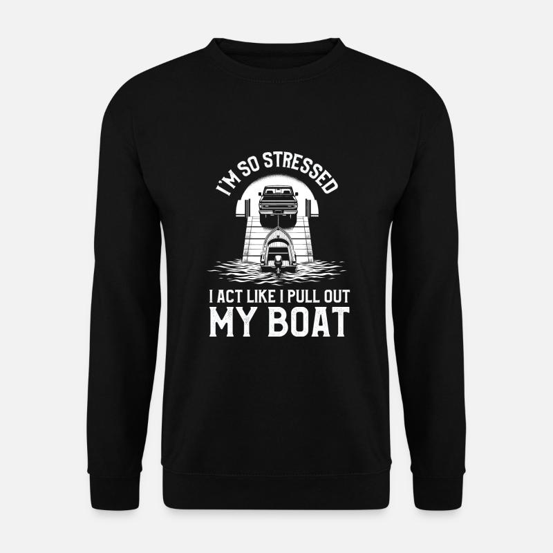 Boating Boat Captain - Unisex Sweatshirt - black