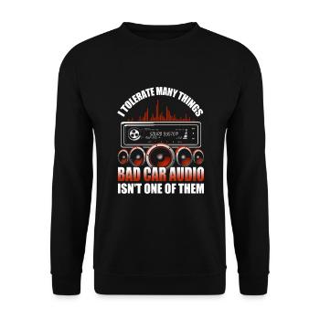 Car audio - Unisex Sweatshirt - black - Front - Alina (178cm) & Michal (187cm)