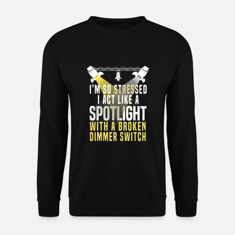 Funny Lighting Technician - Unisex Sweatshirt - black