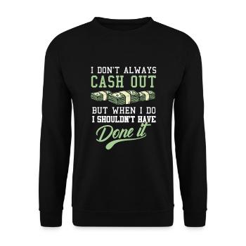 Parlay sports betting - Unisex Sweatshirt - black - Front - Alina (178cm) & Michal (187cm)