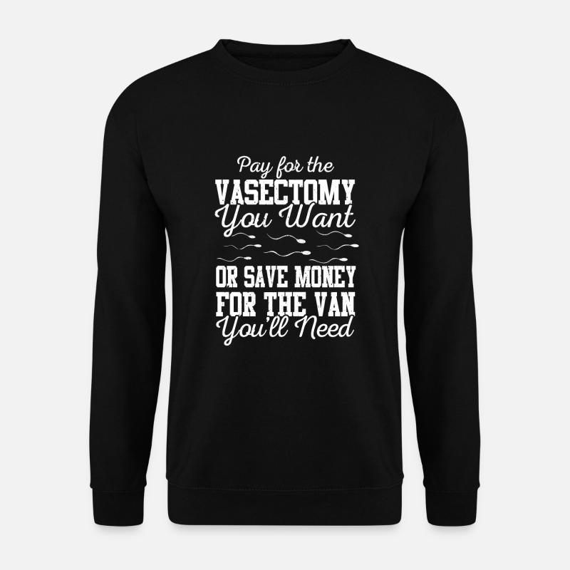 Survivant post-vasectomie - Sweat-shirt Unisexe - noir