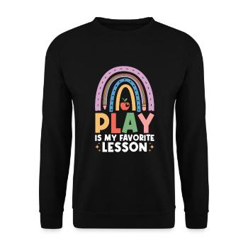 Enseignant Headstart - Sweat-shirt Unisexe - noir - Devant - Alina (178cm) & Michal (187cm)