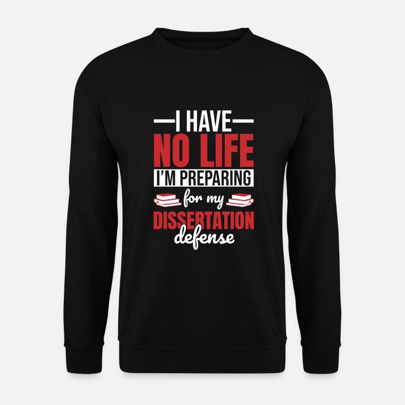 Dissertation student - Unisex Sweatshirt - black