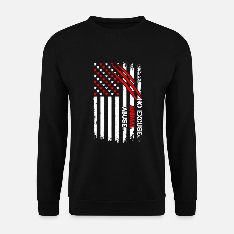 Stop Animal abuse - Unisex Sweatshirt - black