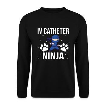 Veterinary Technician Vet Tech - Unisex Pullover - Schwarz - Vorne - Alina (178cm) & Michal (187cm)
