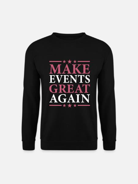 Event Planner - Unisex Pullover - Schwarz