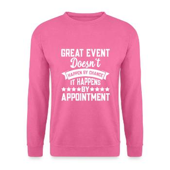 Event Planner - Unisex Sweatshirt - pink - Front