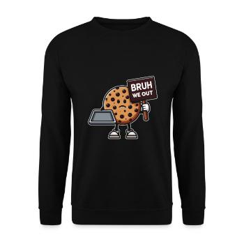 Girls scout Cookie dealer - Unisex Pullover - Schwarz - Vorne - Alina (178cm) & Michal (187cm)