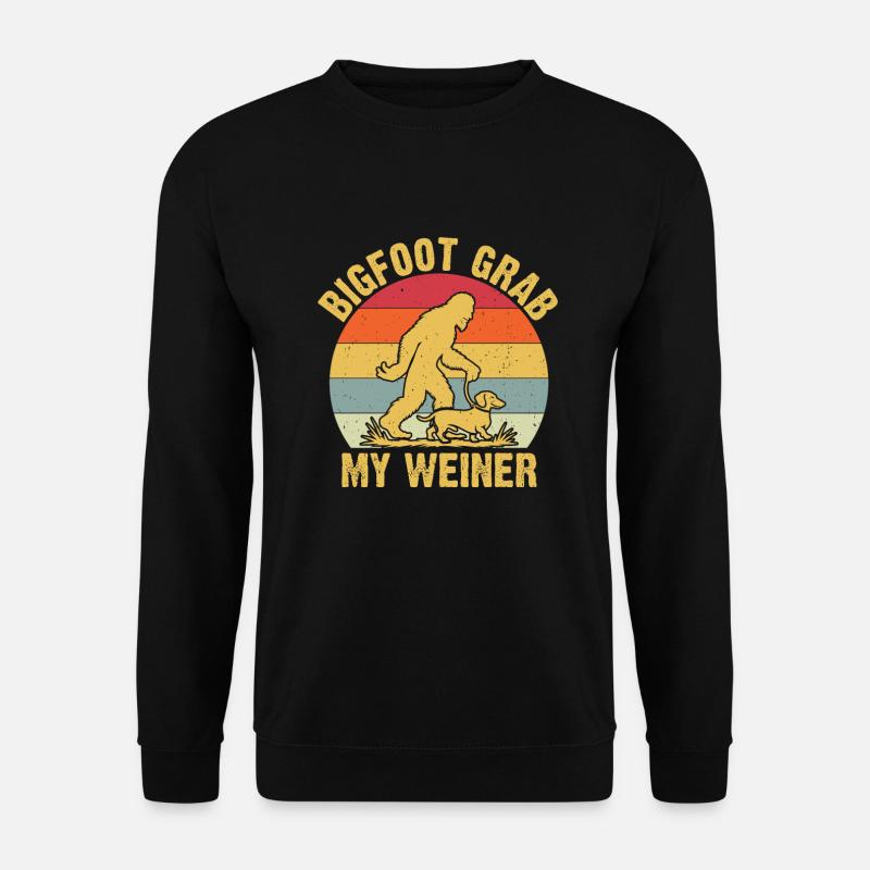 Dachshund Weiner - Unisex Sweatshirt - black