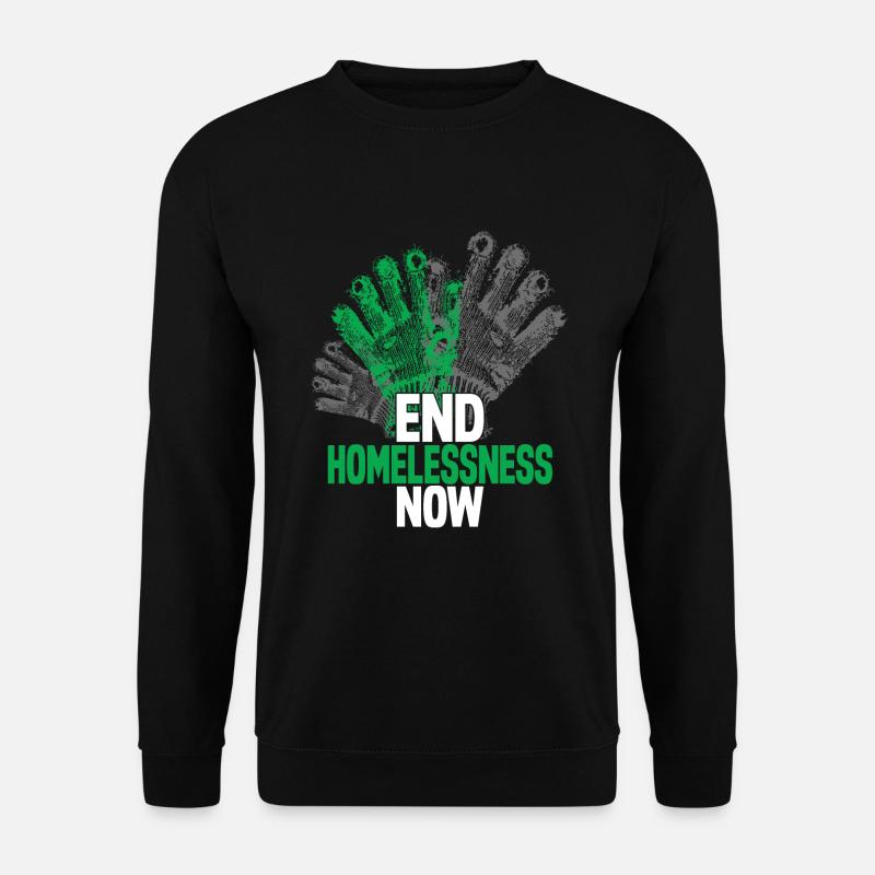 Homeless Awareness - Unisex Sweatshirt - black