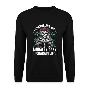 Dark Romance Smut Reader - Unisex Sweatshirt - black - Front - Alina (178cm) & Michal (187cm)
