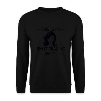 Dark Romance Smut Reader - Unisex Sweatshirt - black - Front - Alina (178cm) & Michal (187cm)