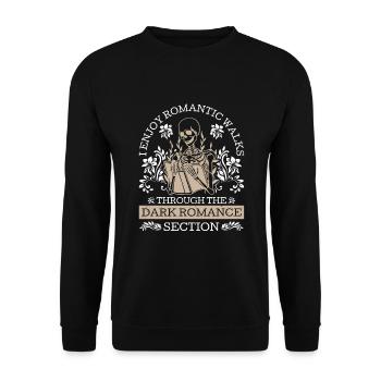 Dark Romance Smut Reader - Unisex Sweatshirt - black - Front - Alina (178cm) & Michal (187cm)
