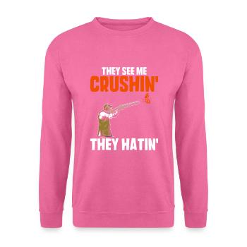 Skeet Shooting - Unisex Pullover - Pink - Vorne