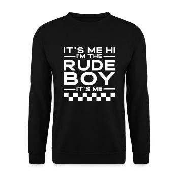 Ska boy ska music - Unisex Sweatshirt - black - Front - Alina (178cm) & Michal (187cm)