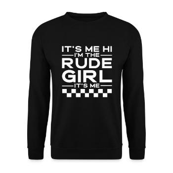 Ska girl ska music - Unisex Sweatshirt - black - Front - Alina (178cm) & Michal (187cm)