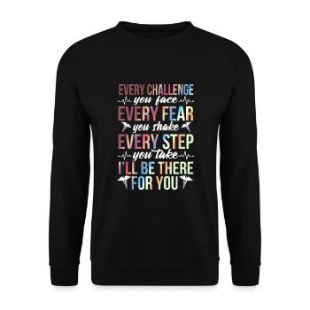 DSP Soutien direct Infirmière DSP professionnelle - Sweat-shirt Unisexe - noir - Devant - Alina (178cm) & Michal (187cm)