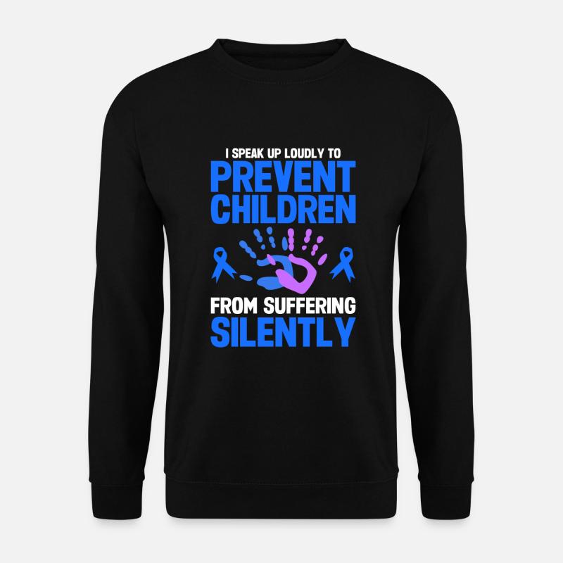 Stop Child abuse awareness - Unisex Sweatshirt - black