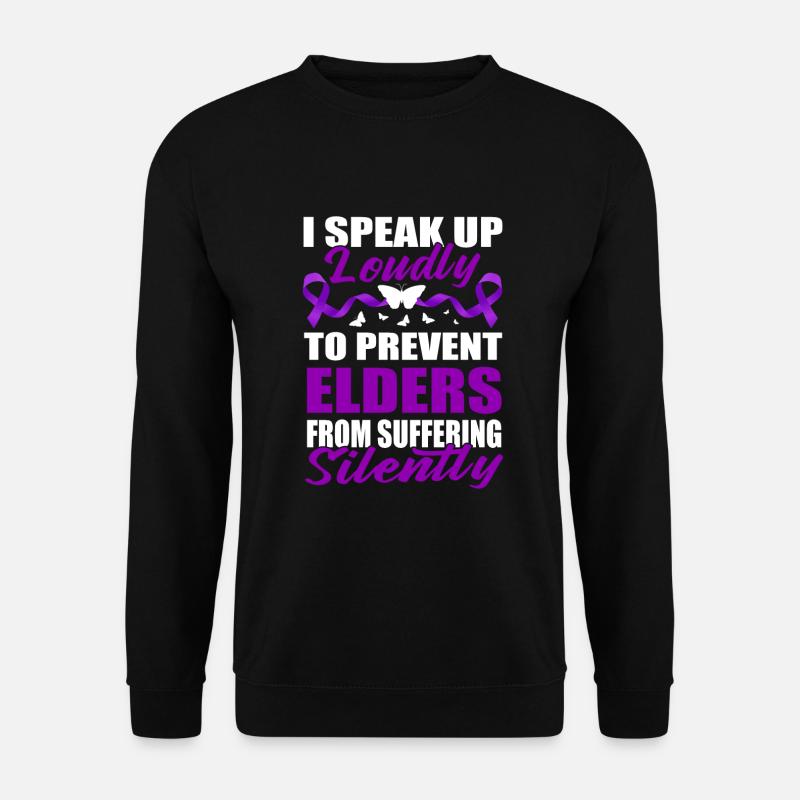 Stop Elder Abuse Awareness - Unisex Sweatshirt - black