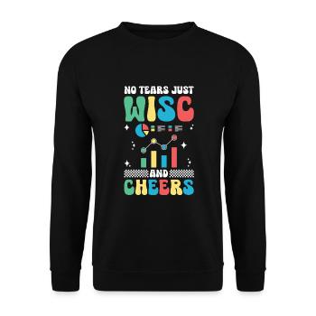 Psychologue scolaire - Sweat-shirt Unisexe - noir - Devant - Alina (178cm) & Michal (187cm)