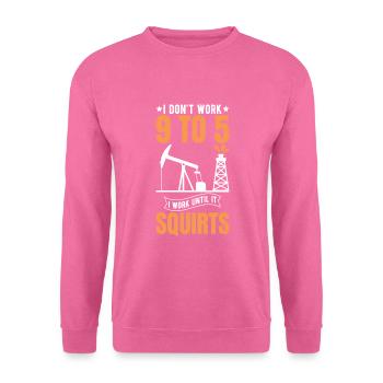Oilfied Worker Oil rig worker - Unisex Pullover - Pink - Vorne