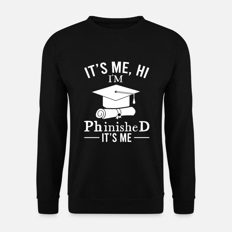Etudiant en thèse - Sweat-shirt Unisexe - noir