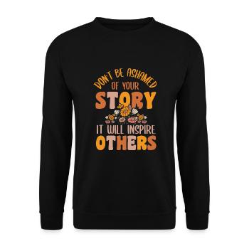 Social worker - Unisex Pullover - Schwarz - Vorne - Alina (178cm) & Michal (187cm)