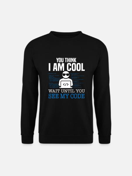 Programmeur Développeur Codage Codeur - Sweat-shirt Unisexe - noir