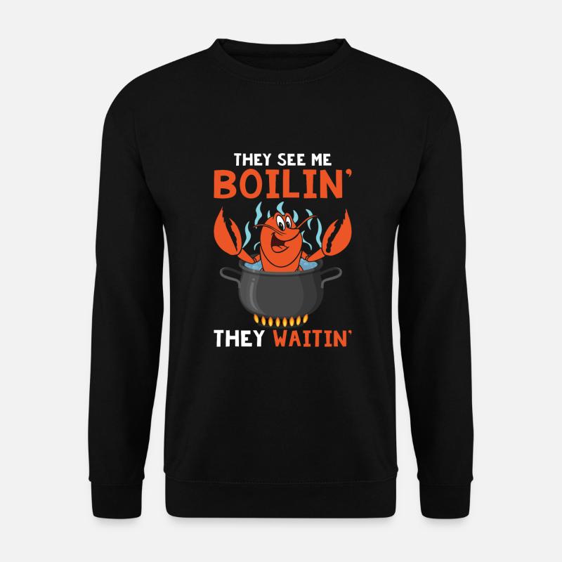 Bain à remous Crawfish - Sweat-shirt Unisexe - noir