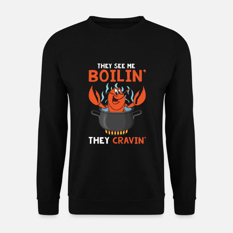 Crawfish Hot Tub - Unisex Sweatshirt - black