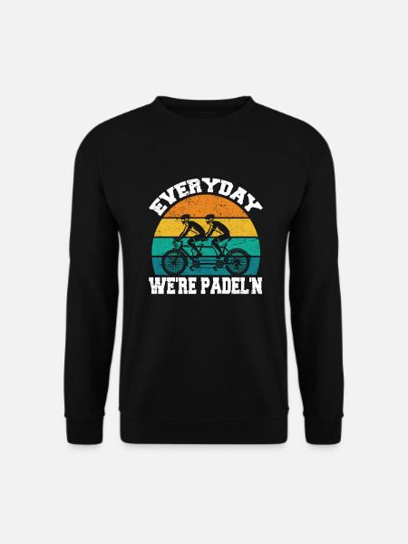 Tandem Bike - Unisex Pullover - Schwarz