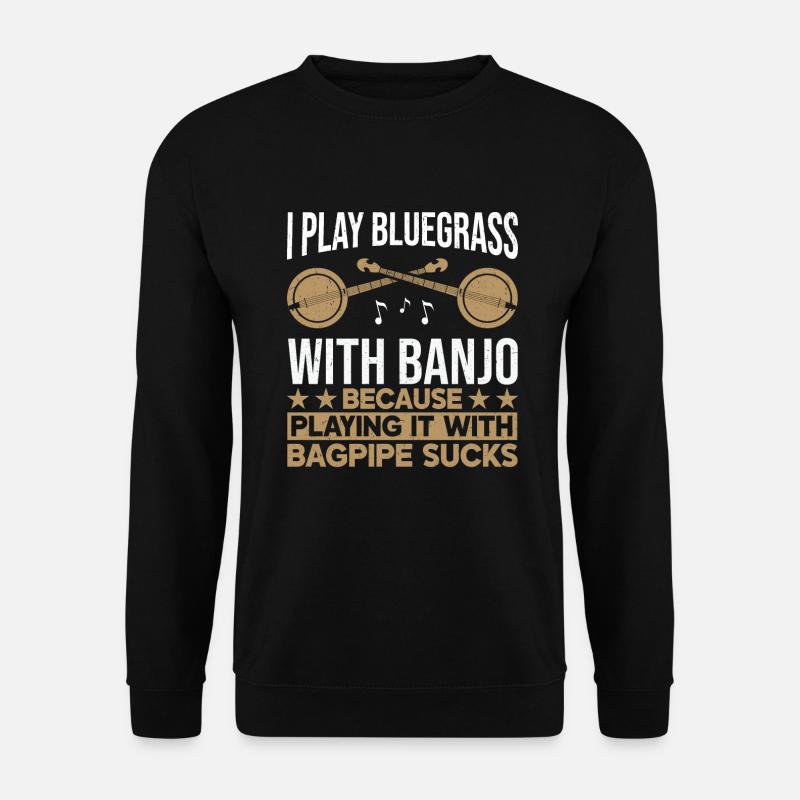 Bluegrass Banjo - Unisex Sweatshirt - black