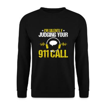 Dispatch Operator - Unisex Pullover - Schwarz - Vorne - Alina (178cm) & Michal (187cm)