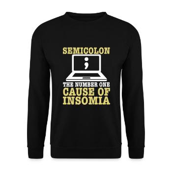 Programmeur informatique Programmation informatique - Sweat-shirt Unisexe - noir - Devant - Alina (178cm) & Michal (187cm)