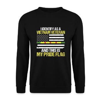 Journée des anciens combattants Viet Nam Ancien combattant - Sweat-shirt Unisexe - noir - Devant - Alina (178cm) & Michal (187cm)