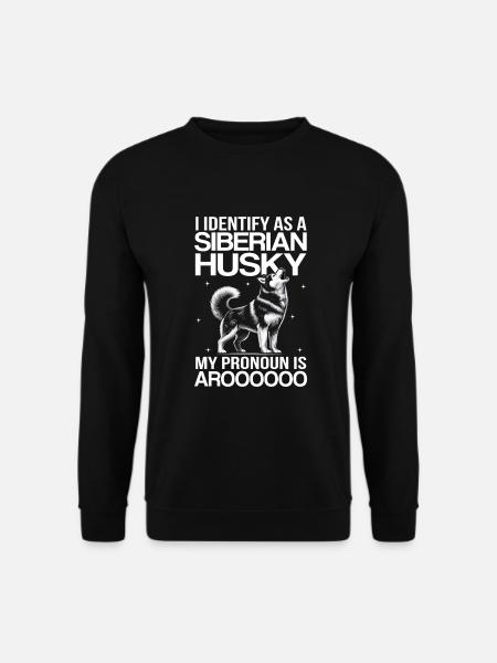Siberian Husky - Unisex Pullover - Schwarz