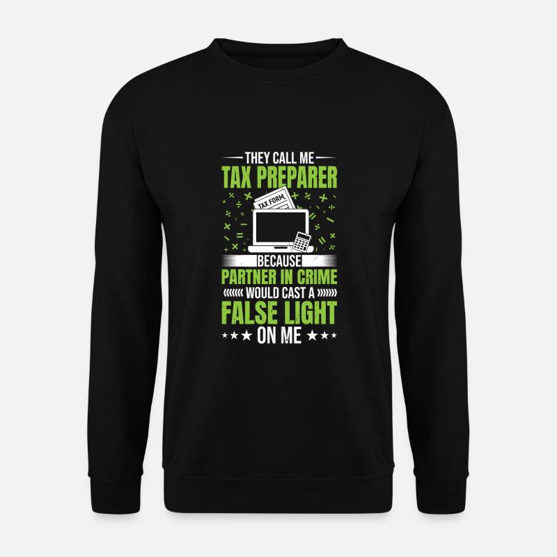 Comptable CPA Préparateur d’impôts - Sweat-shirt Unisexe - noir
