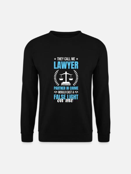Lawyer Attorney - Unisex Pullover - Schwarz