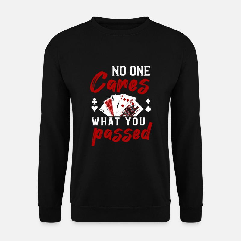 Bridge card game - Unisex Sweatshirt - black