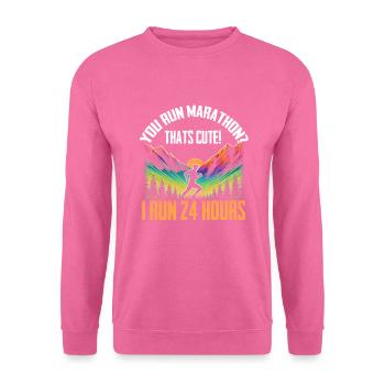 Ultra running - Unisex Sweatshirt - pink - Front