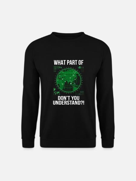 Air traffic controller - Unisex Pullover - Schwarz